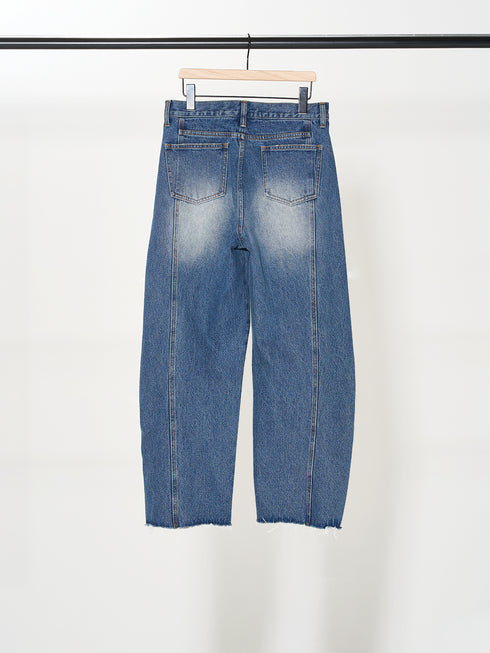 KNEE TUCK DENIM PT /Y252-31054